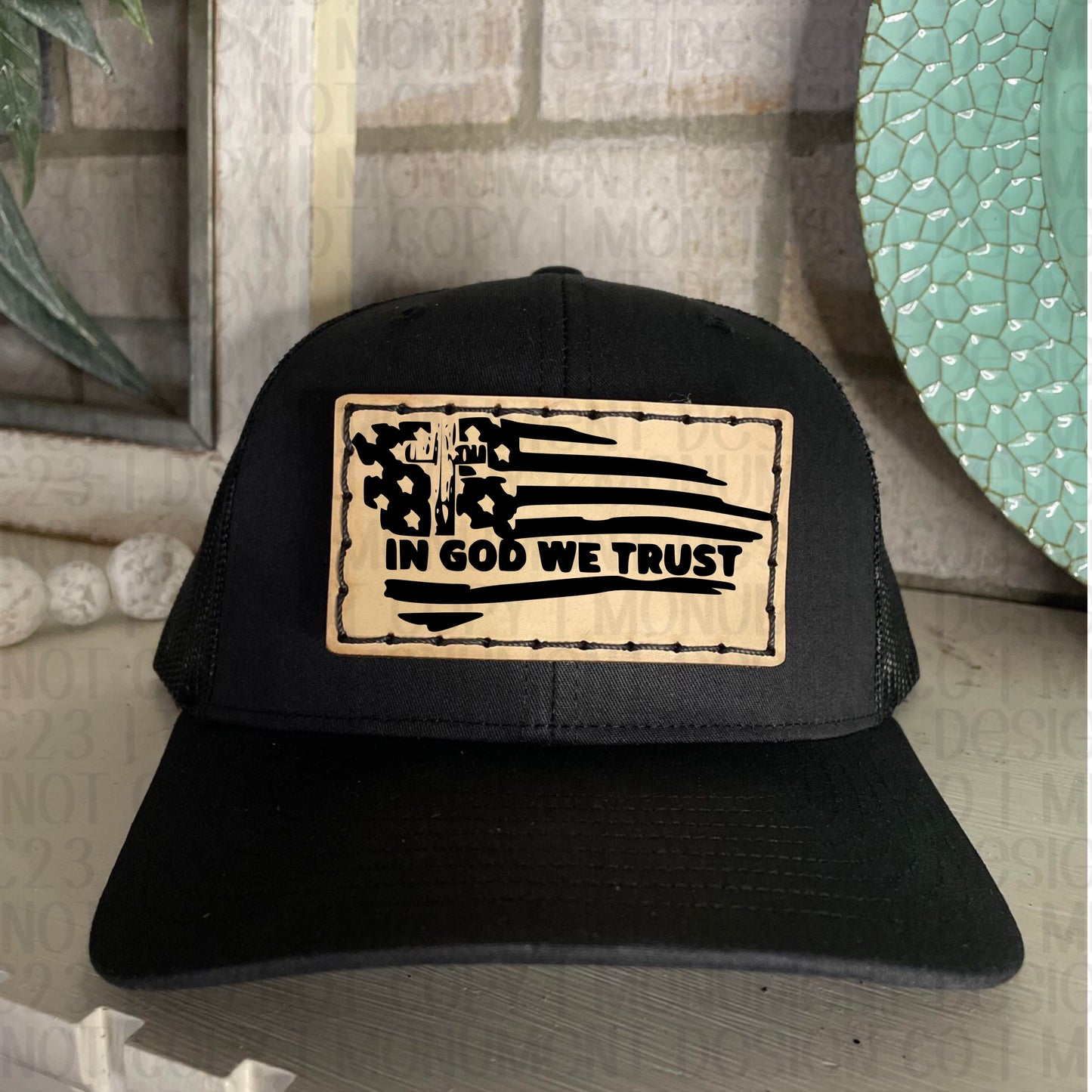 In God We Trust - American Flag (Horizonal)