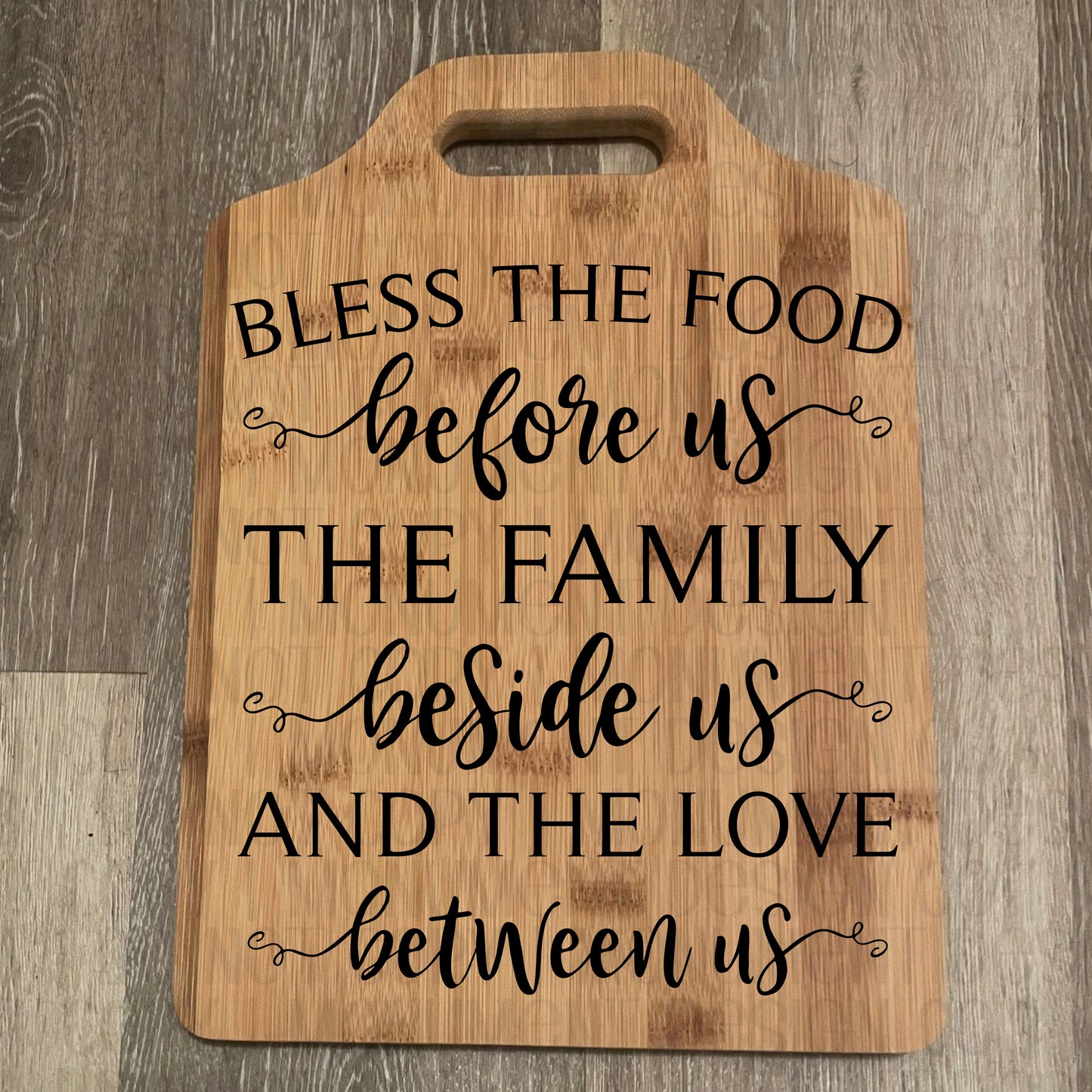 Bless The Food Before Us Cutting Board