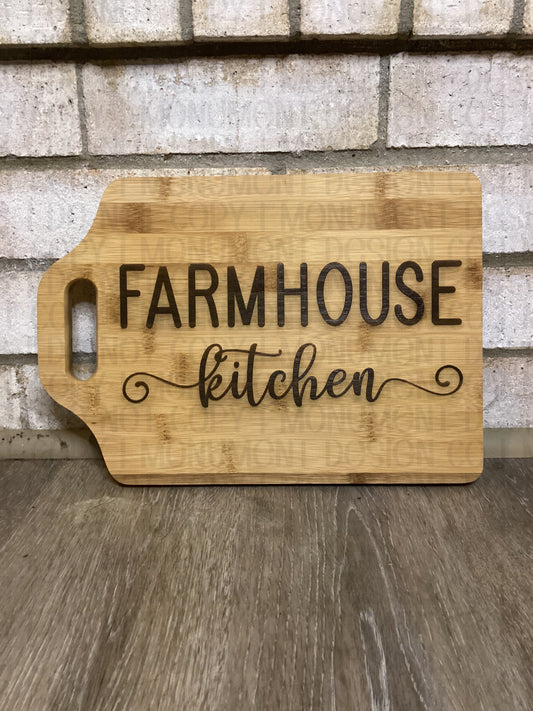 Farmhouse Kitchen Cutting Board