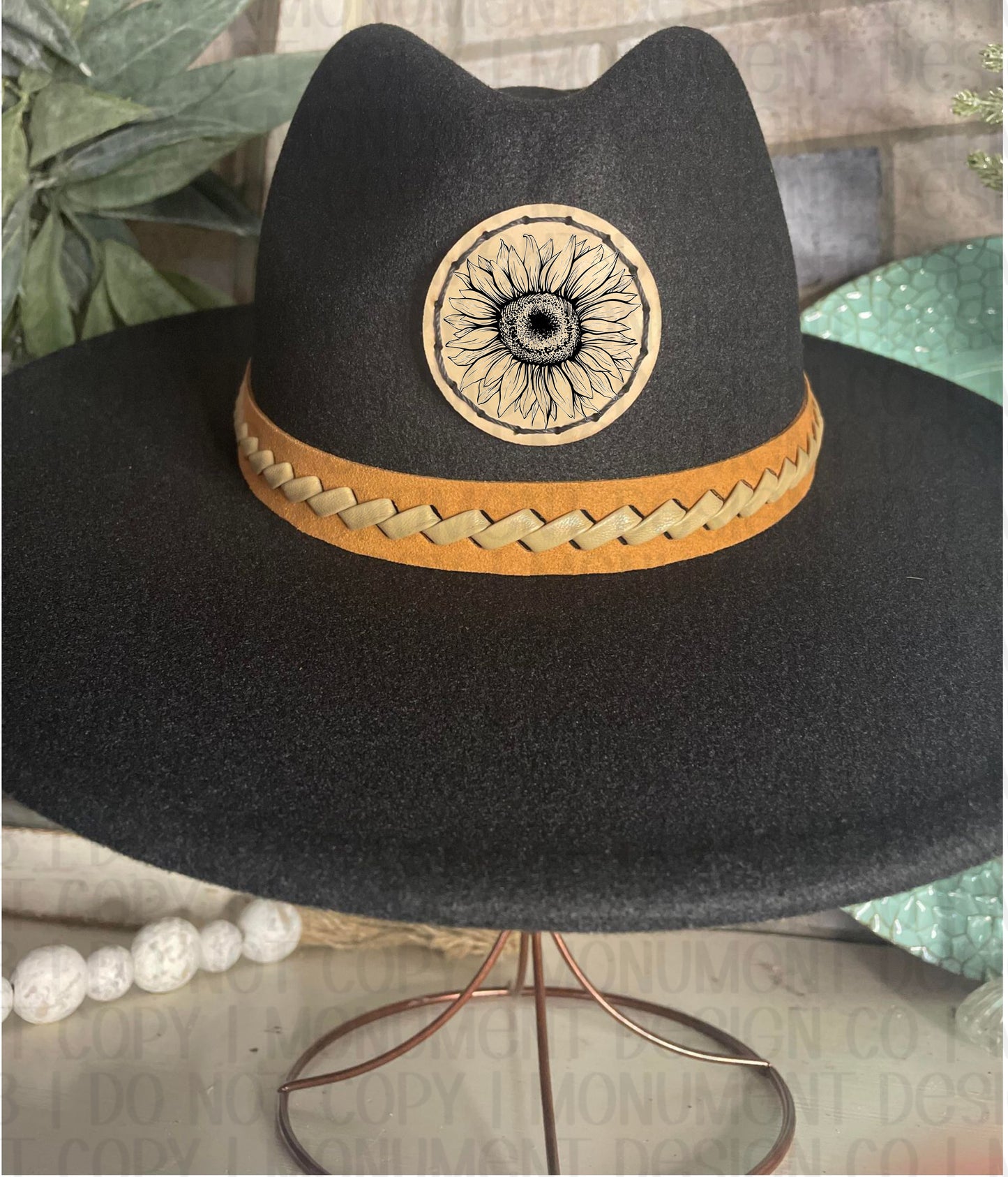 Sunflower 1 - Felt Hat