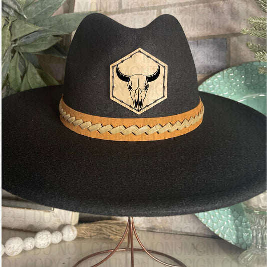 Cow Skull - Felt Hat
